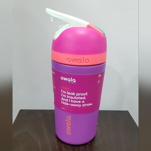Owala Kids Stainless Steel Flip Water Bottle / 14oz / Color: Purpley